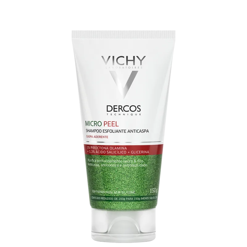 3 - Dercos Micro Peel Shampoo Esfoliante Anticaspa - Vichy 