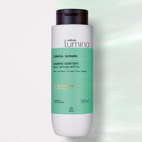 8 - Shampoo Hidratante para Cabelos Cacheados Lumina - Natura
