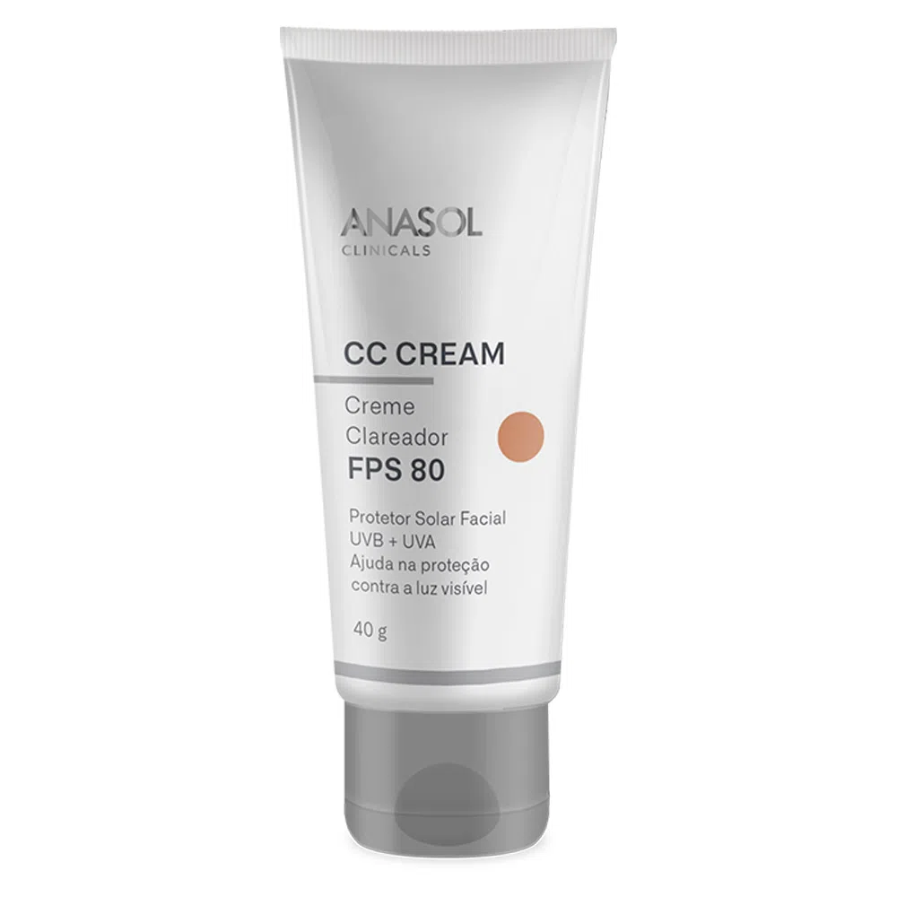 5 - Protetor Solar CC Cream Facial - Anasol 