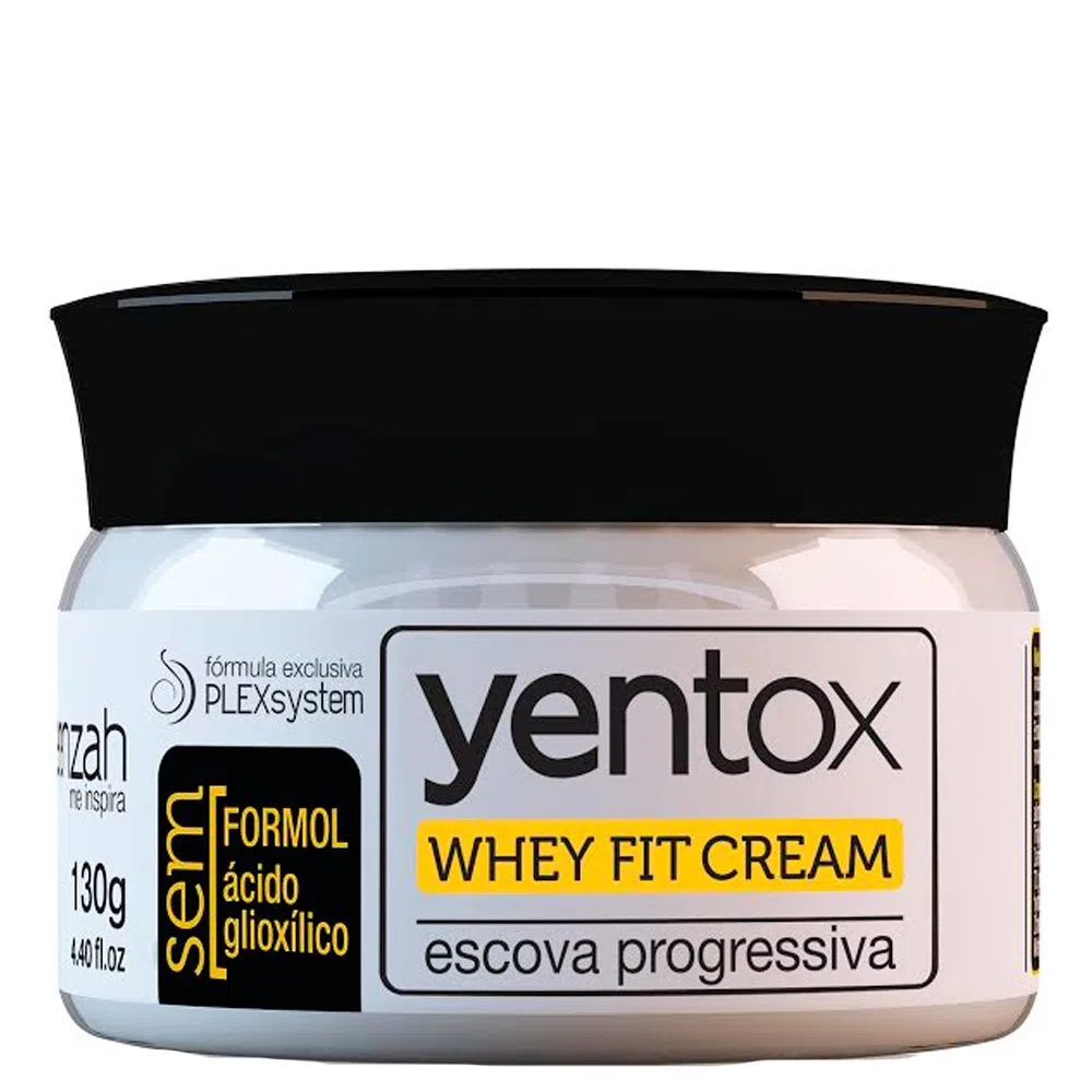 3 - Escova Progressiva Yenzah Yentox Whey Fit Cream - Yenzah