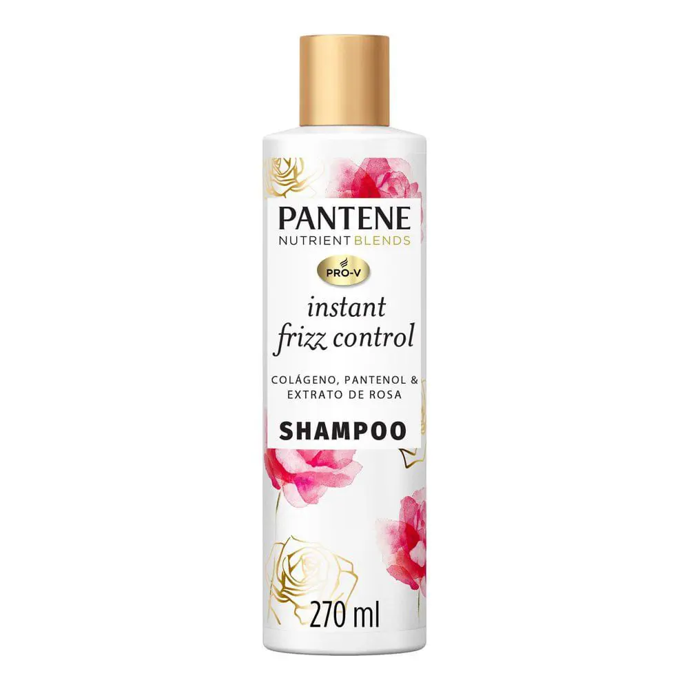 4 - Shampoo Nutrient Blends Controle Instantâneo do Frizz - Pantene 