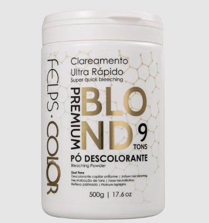 7 - Color Blond Premium Pó Descolorante - Felps Professional