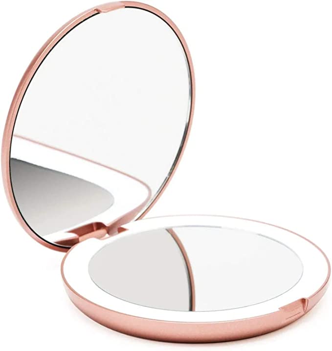 FOMIYES Espelho De Maquiagem De Viagem Espelhos De Parede Espelhos  Circulares Espelho De Maquiagem Espelho De Maquiagem Espelho De Aumento  Espelho Giratório Espelho De Maquilhagem Espelho