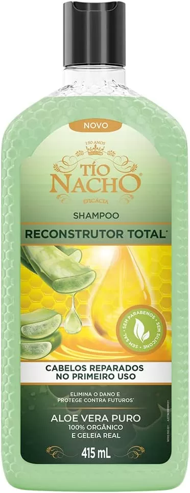 Shampoo reconstrutor total Aloe vera - Tio Nacho