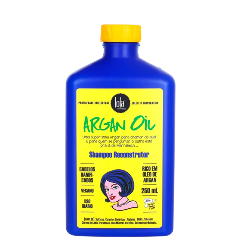 4 - Shampoo Reconstrutor Argan Oil - Lola Cosmetics