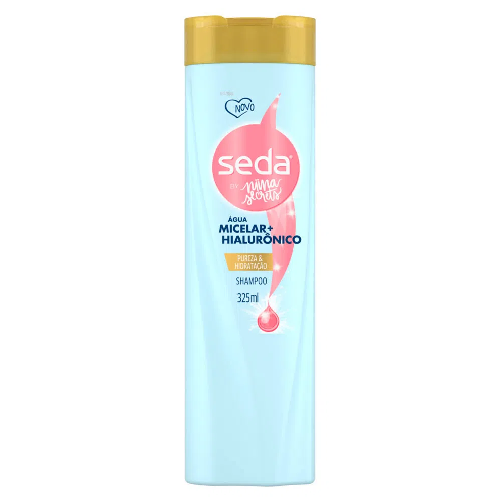5 - Shampoo Água Micelar + Hialurônico Niina Secrets - Seda