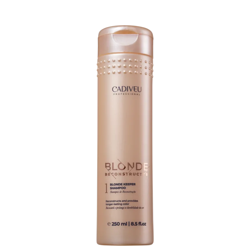 6 - Shampoo Blonde Reconstructor Keeper - Cadiveu