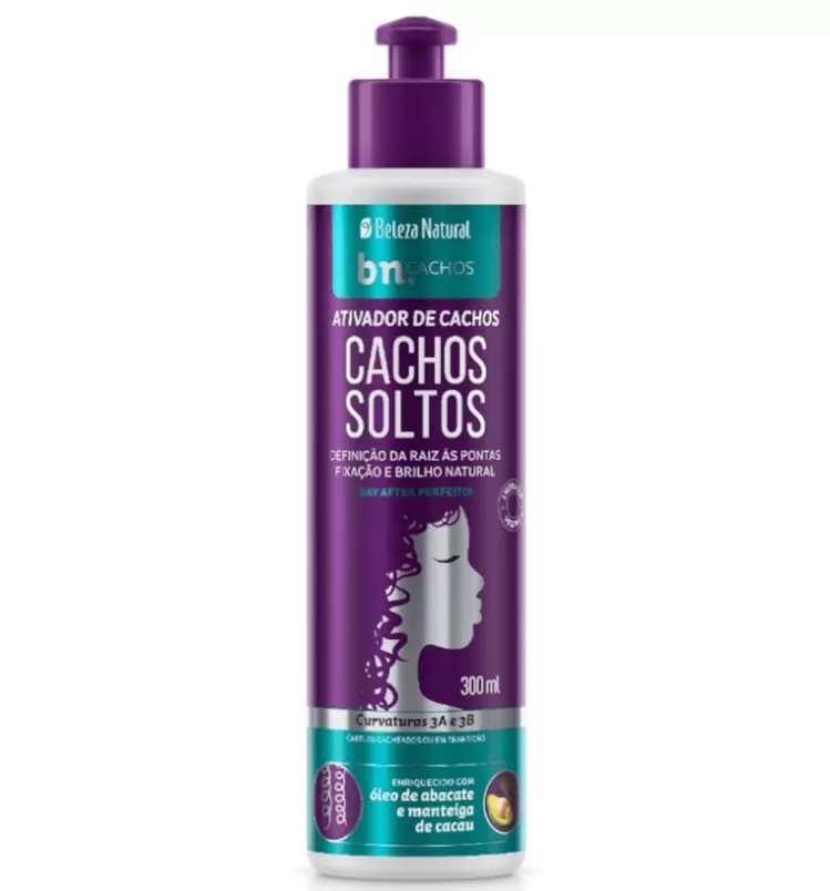 3 - Shampoo Cachos Soltos - Beleza Natural