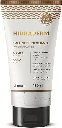 9 - Sabonete Líquido Esfoliante Coco  - Hidraderm