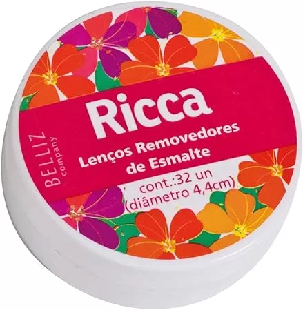 3 - Lenço Removedor de Esmalte - Ricca