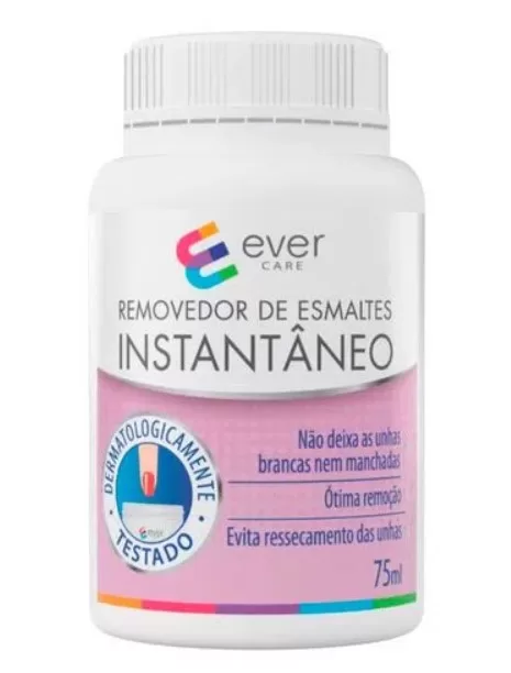 4 - Removedor De Esmalte Instantâneo - Ever Care 