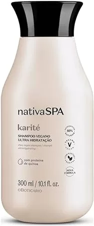 4 - Shampoo Vegano Ultra Hidratação Nativa Spa Karité - O Boticário