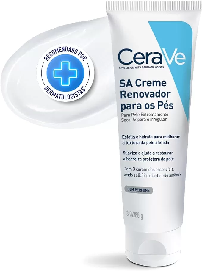 8 - Creme Renovador para os Pés - Cerave 