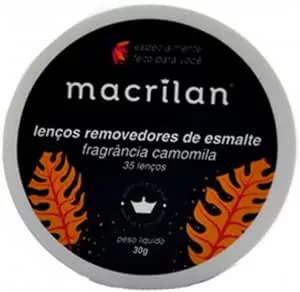 8 - Lenços Removedor De Esmalte - Macrilan