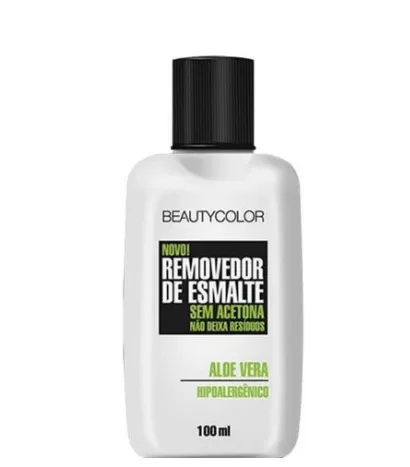 9 - Removedor de Esmalte Aloe Vera - BeautyColor 